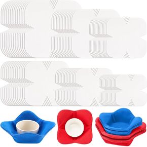 TEENYYOU 36 PCS BOWN COZY BEST CUT 6 SIZE BOUN PORLATE TAMPLATE TAMPLATE WARP CUT على قالب أضعاف لخياطة DIY 7/8/9/10/11/12 بوصة ، ميكروويف آمنة