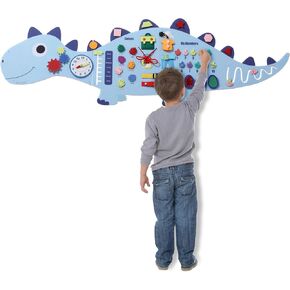 BALAPET Sensory Wall Panel for Kids,Dinosaur Montessori Sensory Activity Wall Panels,Interactive Felt Learning Toys for Toddlers Perfect for Toddler Playroom,Children's Daycare,Dentist Waiting Room