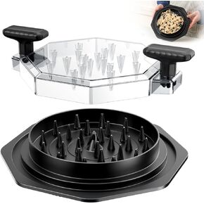 Chicken Shredder | Chicken Shredder Tool Twist | Meat Shredder for Chicken Breast, Visible Kitchen Gadgets Grinder Machine, Anti-Slip Strip, Ergonomic Handle, BPA Free, Easy Clean