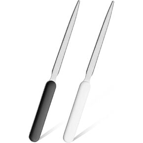 2 Pieces Letter Opener, Stainless Steel Envelope Openers Lightweight Open Letter Mail Slitters for Office Home School Supplies