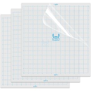 حصائر القطع 14 × 15 بوصة للظليل من Silhouette Cameo 4 Plus و Cameo 5 Plus 3 حزمة متينة بديل طويلة الأمد لقطات Silhouette Cameo 4 بالإضافة إلى آلة القطع (العصي القياسي)