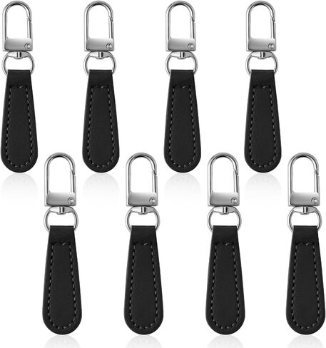 Deoward Zipper Pull Plug Leather Handle Leather Beach Repair Tab for Luggage ، و Backpacks ، و Superves ، و Sweets ، و Expres ، و Handbags (8 PCS) in Kuwait