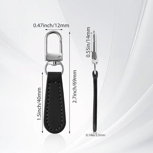 Deoward Zipper Pull Plug Leather Handle Leather Beach Repair Tab for Luggage ، و Backpacks ، و Superves ، و Sweets ، و Expres ، و Handbags (8 PCS) in Kuwait