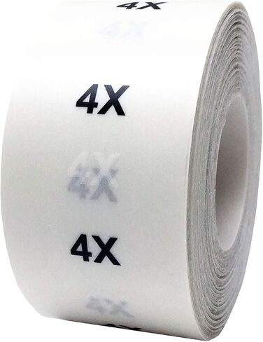 Large Modern Clothing Labels Size Strip Stickers for Retail Apparel 1.25 x 5 Inch 125 Adhesive Stickers in Saudi Arabia