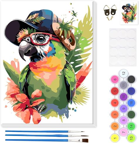 Paint by Numbers kit for Adults Framed, Animal DIY Oil Painting for Gift Acrylic Adult Paint by Number Kits, Cat Pictures Drawing Paintwork Art on Canvas, Enhance Your Artistic Skills 12x12inch in Saudi Arabia