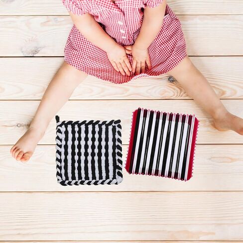 Bestonzon LOLOL BOTHOLDER LOOPS ، 192pcs Weaving LOOPS LOOPS POTHOLDER LOCKING LOOPS CRAFT مرنة تلوح في الأفق DIY KIDS OVERS DIY Crafts Supplies in Kuwait