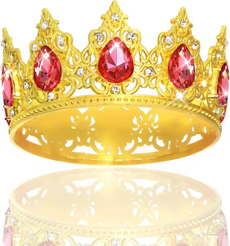 YARIEW Small Crystal Crown Flower Bouquets Accessories Rhinestones Wedding Cake Topper Birthday Crown Cake Decorations Bridal Costume Cosplay Hair Accessories Silver in Saudi Arabia