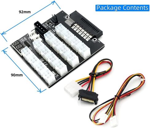 Xiwai 1200 واط خادم PSU إمدادات الطاقة لوحة القطع محول مع 17 منفذ ATX 6 دبوس ل DPS-800GB 1200FB 1200QB in Kuwait
