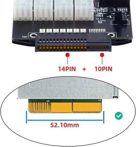 Xiwai 1200 واط خادم PSU إمدادات الطاقة لوحة القطع محول مع 17 منفذ ATX 6 دبوس ل DPS-800GB 1200FB 1200QB in Kuwait
