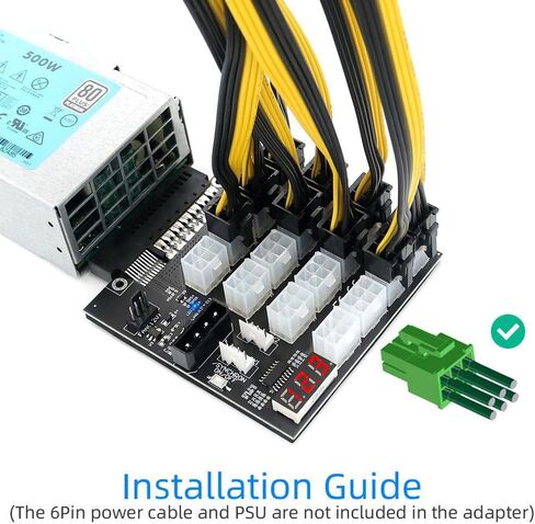 Xiwai 1200 واط خادم PSU إمدادات الطاقة لوحة القطع محول مع 17 منفذ ATX 6 دبوس ل DPS-800GB 1200FB 1200QB in Kuwait