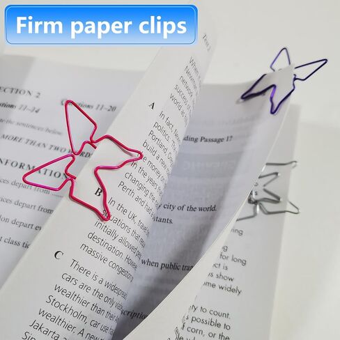Creative Office Supplies Dinosaur Paper Clips,40pcs Dinosaur Shaped Paperclip,Metal Bookmark Clips Cute Home Office Library Paper Clip (B) … in Saudi Arabia
