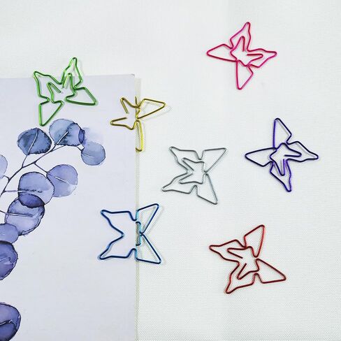 Creative Office Supplies Dinosaur Paper Clips,40pcs Dinosaur Shaped Paperclip,Metal Bookmark Clips Cute Home Office Library Paper Clip (B) … in Saudi Arabia