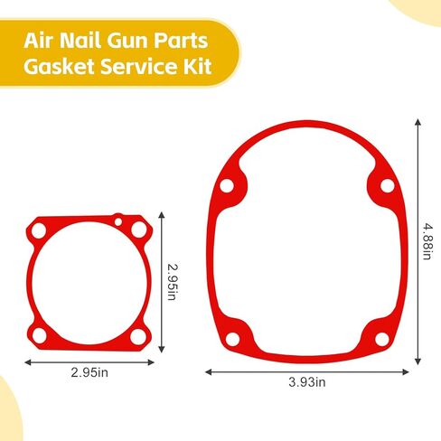877-323 878-303 Driver, Bumper, Ribbon Spring, Cylinder Ring & Gasket Service Kit for Hitachi NR83A/A2 NR83A3 NR83A2 NR83A5 NR83A2(S) DBM83-04 Guns (Black) … in Kuwait