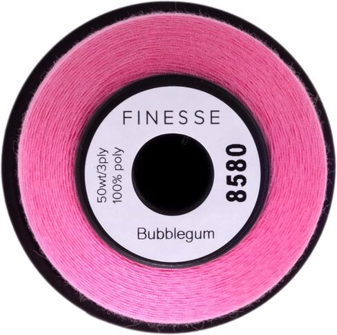 Finesse Quilting Thread | 100% Polyester, 3ply, 50wt | Pearl White, 1,100 Yards in Saudi Arabia