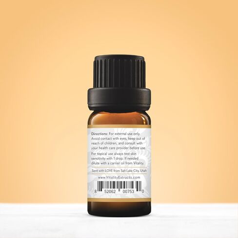 Vitality Extracts Frankincense Essential Oil - 10ml, Boswellia Serrata, Aromatherapy, Skin Care, Natural Calm, Stress Relief, Yoga, Comfort in Saudi Arabia