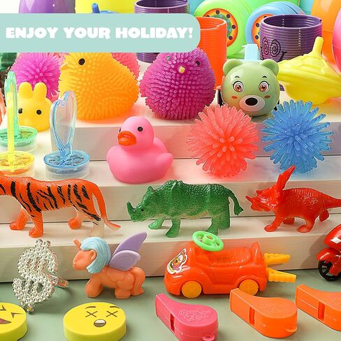 JOYIN 144 PCS Prefilled Easter Eggs with Assorted Toys for Easter Egg Hunt, Party Favors, Basket Stuffers, Classroom Prize Supplies in Saudi Arabia
