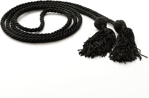 12pcs Graduation Honor Cord 68'' with Soft Touch Tassel (Forest Green) in Saudi Arabia
