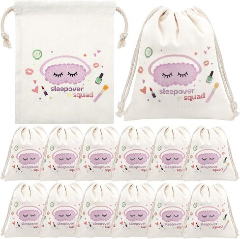 Clysee 12 Pcs Sleepover Party Favor for Women Slumber Gift Bag for Sleepover Spa Squad Party Birthday Gift(Purple) in Saudi Arabia