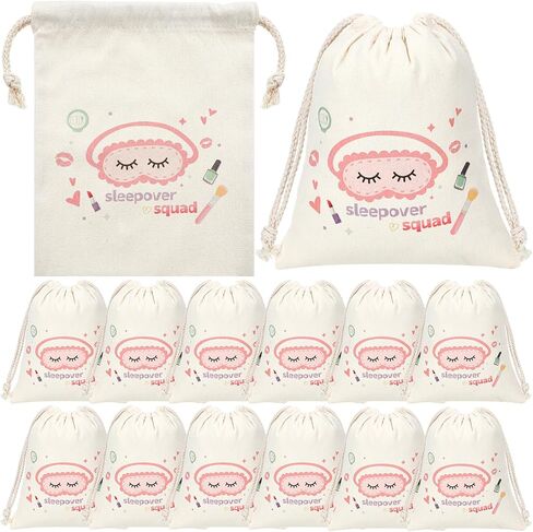 Clysee 12 Pcs Sleepover Party Favor for Women Slumber Gift Bag for Sleepover Spa Squad Party Birthday Gift(Purple) in Saudi Arabia