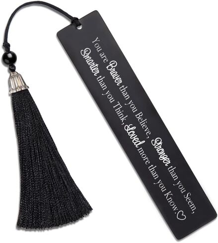 DYJYBMY I'm Not Addicted to Books I Can Quit As Soon As I Finish One More Chapter, Metal Bookmark, Engraved Bookmark, Teacher Gift, Book Club Gift for Women Men Book Lover Friends Librarian in Kuwait