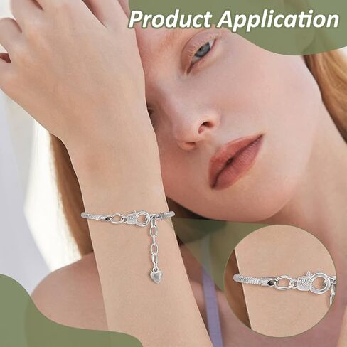Benecreat 10pcs 925 Sterling Silver End Cap Cripts ، 3 مم تنتهي من الديكور الدخل. in Kuwait