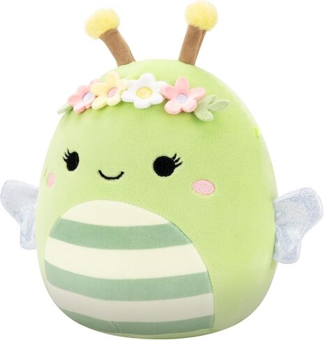 الفصيلة Squishmlows الأصلية 14in Sybil النحلة الخضراء مع تاج الزهور - Jazwares الرسمية Easter Plush (كبيرة) in Kuwait