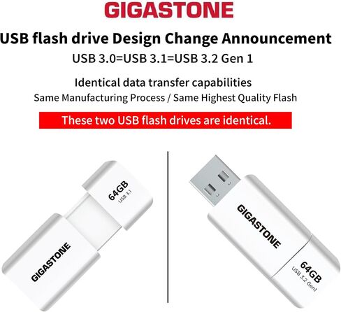GIGASTONE Z40 64GB 2-in-1 Dual OTG Flash Drive USB 3.2 Gen 1, USB-A & USB-C, Reliable Performance, Durable, Data Storage, File Sharing, Backup, Boot Drive, USB2.0/USB3.0/USB3.1 Interface Compatible in Saudi Arabia