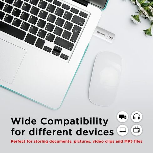 GIGASTONE Z40 64GB 2-in-1 Dual OTG Flash Drive USB 3.2 Gen 1, USB-A & USB-C, Reliable Performance, Durable, Data Storage, File Sharing, Backup, Boot Drive, USB2.0/USB3.0/USB3.1 Interface Compatible in Saudi Arabia