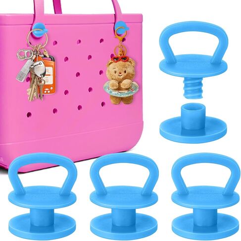MITY RAIN 4PCS أزرار استبدال قابلة لإعادة الاستخدام لحزام BOGG BAC ، المسامير المتوافقة مع مقابض BOGG ADD FOUNG (أسود) in Kuwait