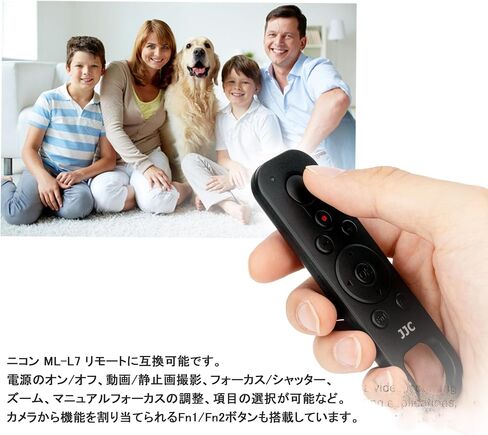 JJC Wireless Bluetooth Remote Control for Canon, Replaces Canon BR-E1 | for Canon EOS R100 R50 R50V R10 R8 R7 R6 II R5 M50 M6 II 6D Mark II Reble T8i T7i SL3 PowerShot V10 G5 X Mark II G7 X Mark II in Kuwait