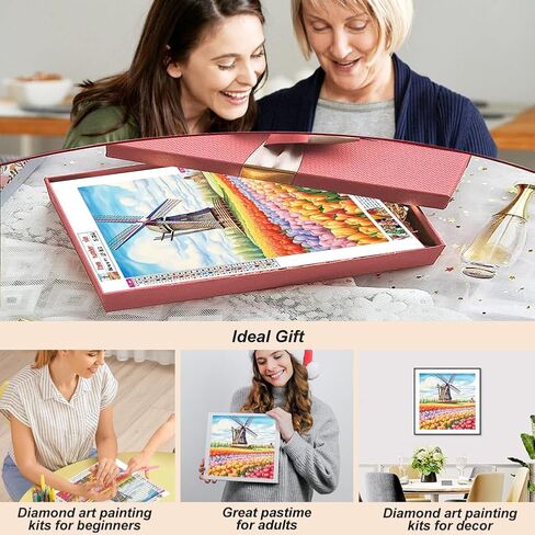 SJUTOUCI Orange Cat Diamond Art Painting Kits for Adults, Diamond Art Kits for Beginners, 5D DIY Full Drill Gem Craft for Home Decor Gift 12x16inch/30x40cm, Animal in Saudi Arabia