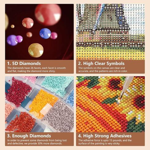 SJUTOUCI Orange Cat Diamond Art Painting Kits for Adults, Diamond Art Kits for Beginners, 5D DIY Full Drill Gem Craft for Home Decor Gift 12x16inch/30x40cm, Animal in Saudi Arabia