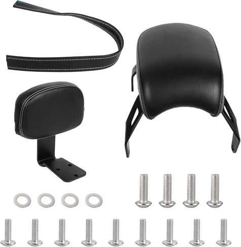 Motorcycle Passenger Seat with Backrest for Indian Bobber, Flat Rear Seat Cushion Backrest for Indian Scout Bobber Sixty Twenty (2018-2024) in Kuwait