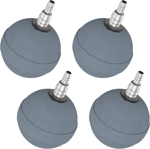 Pawfly Aquarium Air Stone Ball 2 Inch, Airstones for Aquarium Fish Tank Bucket Hydroponics Pond and DWC Reservoir, 4 Pack in Kuwait