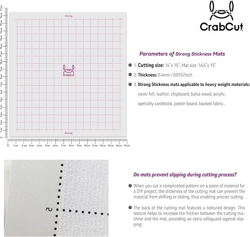 14x15 Inch Cutting Mats for Silhouette Cameo 4 Plus and Cameo 5 Plus 3 Pack Durable Long Lasting Replacement Cut Mat for Silhouette Cameo 4 Plus Cutting Machine (Standard Stickiness) in Kuwait