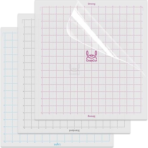 14x15 Inch Cutting Mats for Silhouette Cameo 4 Plus and Cameo 5 Plus 3 Pack Durable Long Lasting Replacement Cut Mat for Silhouette Cameo 4 Plus Cutting Machine (Standard Stickiness) in Kuwait