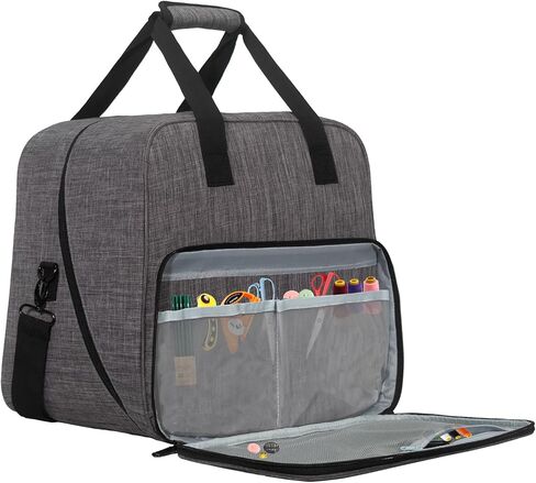 Sewing Machine Bag, Sewing Machine Cesa Fits Most Standard Sewing Machines and Storage Sewing Accessories, for Singer/Janome (DARK GREY) in Saudi Arabia