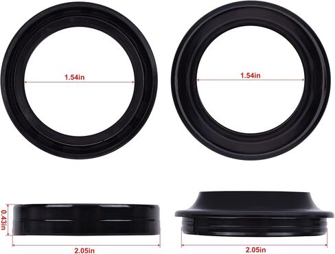 Front Fork Oil Seal and Dust Seal kit 37x50x11 mm Fit for Honda CRF150R 2007-2018 CTX200B 2004-2015 CRF230 2003-2017 CBX250 2001-2015 CBR250R 2010 2011 2012 2013 CBR300 R 2016 2017 2018 in Kuwait