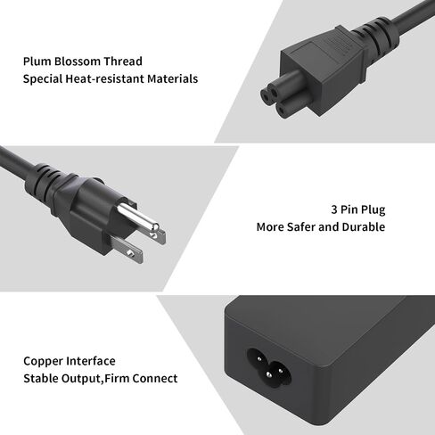 65W 45W Round Tip AC Charger Fit for Lenovo Ideapad 1 3 5 S Flex 3 4 5 6 Series Ideapad 100 110 310 320 330 510 520 V14 V15 V17 ADLX65CDGU2A 4.0 * 1.7mm 20V 3.25A Adapter Laptop Power Cord in Saudi Arabia