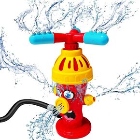 Sprinklers Water Outdoor Toy For Kids ، Fire Thindrant Toddler Play Equipment Eductions for Backyard Lawn Explanning to Garden Hose Fun Toys for 3 4 5 6 7 7 8 year boys girls gifts