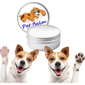 KR. LIF Dog Paw Pad Balm 2 Oz Dog Nose Balm | 60 G Cat Paw Balm Nose Butter for Dogs Dry Cracked Paws, Noses & Elbows