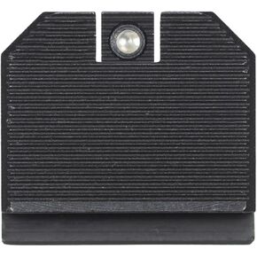 Night Fision Optics Ready Stealth .465-.472 Night Sight Set Compatible with Glock 43/43X/43X MOS with RMRcc, Black Front Ring, Blank Rear Sight