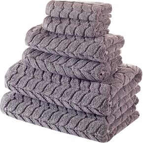 BAGNO MILANO Turkish Bath Towels, Soft Plush Jacquard Luxury Bath Towels, Quick Dry Towel Set (Coral Red, 2 pcs Bath Towel Set)