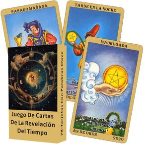 Soulme 78 Tarot Cards Deck مع معاني عليها ، Tarot Para Mentiones ، Tarjeta Original Clásica ، Con Surference (versión en español)