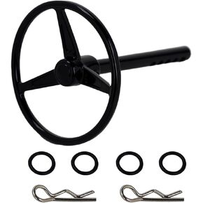ألومنيوم Universal RC عجلة قيادة لـ 1/10 مقياس RC Crawler Car AXIAL SCX10 TRX4 D90 D110 INTORIORS (Black)