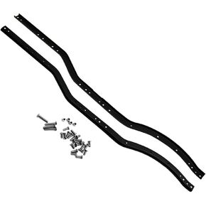2pcs الفولاذ المقاوم للصدأ RC Rails Rails هيكل شعاع الإطار من أجل 1/10 محوري SCX10