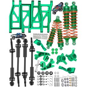 ترقيات جزء ل 1/10 Rustler Slash Stampede Hoss 4x4 VXL ، الألومنيوم Big Bore RC Shock- Drive CVD مع hex و supension charcl و caster clock