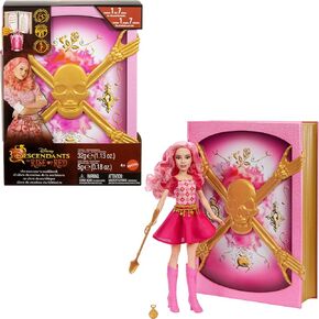 أحفاد Mattel Disney: The Rise of Red Doll & PlaySet ، كتاب الطبخ الساحر مع بريدجيت ، ملكة شابة القلوب ، يكشف مع Fizz & Slime