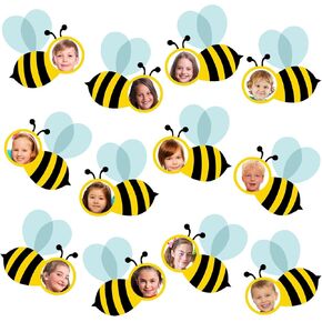 50 PCS Reeptouts for Bulletin Boards Decorations Spring Elementary Honey Bee Classroom Classuots with 100 pcs sthesive point