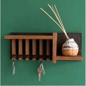 NOBLESSE Coat Rack Wall Mount Wood